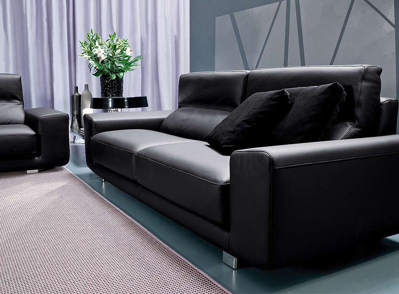 Saborowski Raumgestaltung Möble und Polster Couch Leder modern